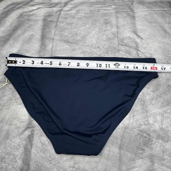 NEW Carve Bikini Bottom Women Lg Navy Barth Bottom Style Beach Tropical Swim - Picture 5 of 6